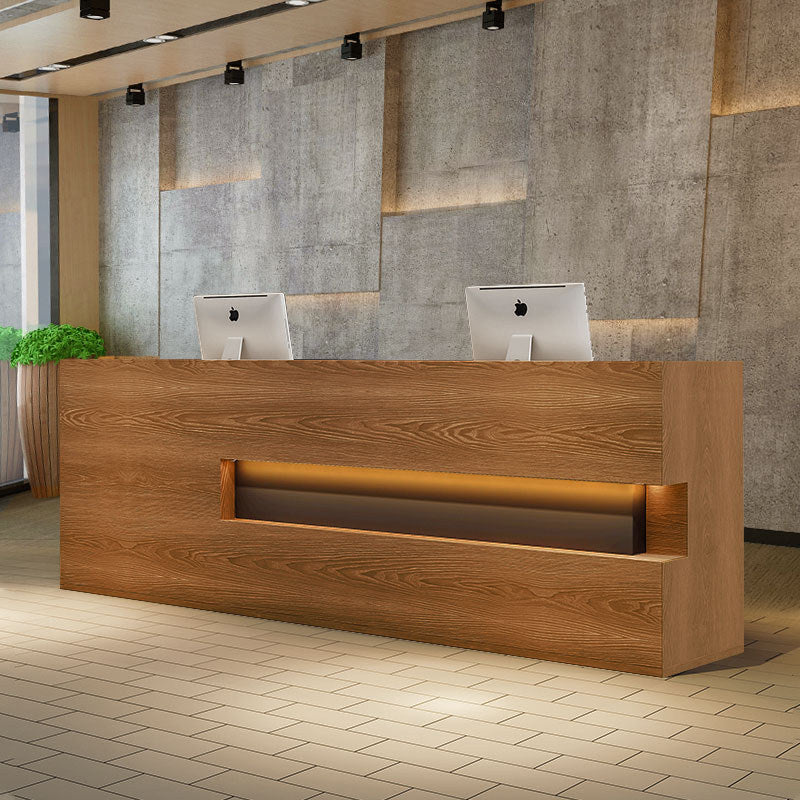 Retro industrial style bar B&B yoga studio bar counter, reception desk for hotels, companies, and beauty salons RD-A62