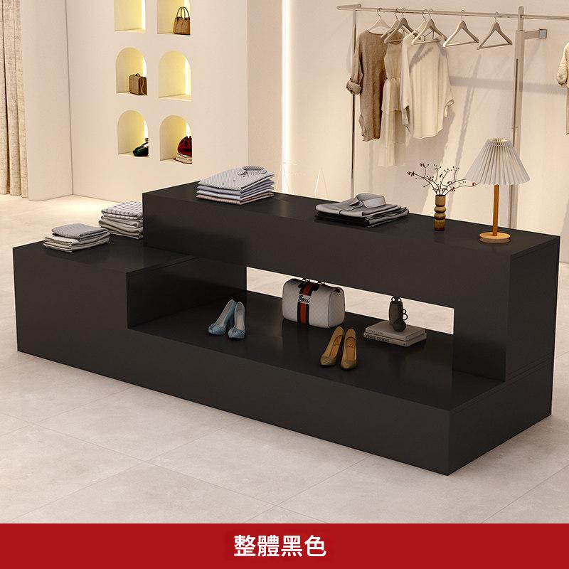 Clothing store island display cabinet shopping mall exhibition hall central display table shoes bags cosmetics waterfall table display cabinet women's clothing store ZDT-A03