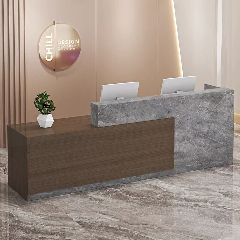 Company Reception Desk Cashier Counter Simple Modern Beauty Salon Convenience Store Clothing Store Small Bar Table RD-A54