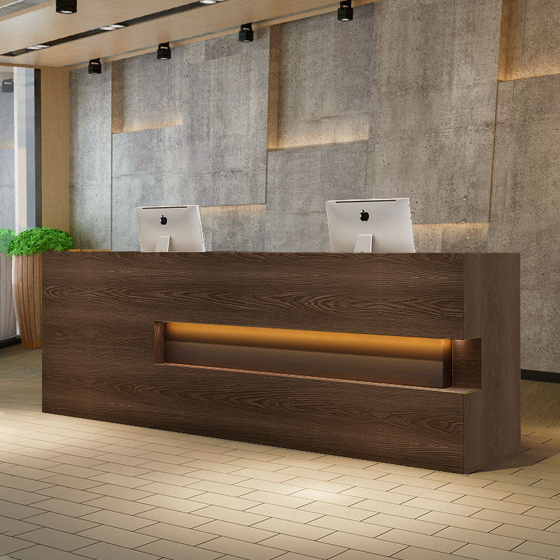 Retro industrial style bar B&B yoga studio bar counter, reception desk for hotels, companies, and beauty salons RD-A62
