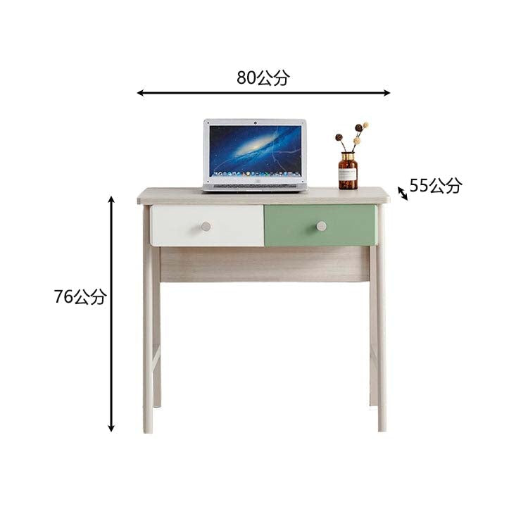 辦公桌、學習桌、電腦桌、簡易書桌附抽屜、書架、電腦、封邊處理、耐污三聚氰胺貼皮、收納、人體工學、CD-A20