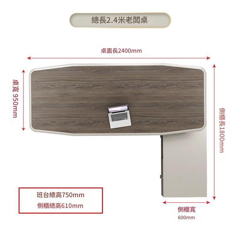 Executive Desk, President Desk, Simple Modern Office Desk and Chair Set, Office Furniture, Manager/Supervisor Light Luxury Executive Desk ED-A101