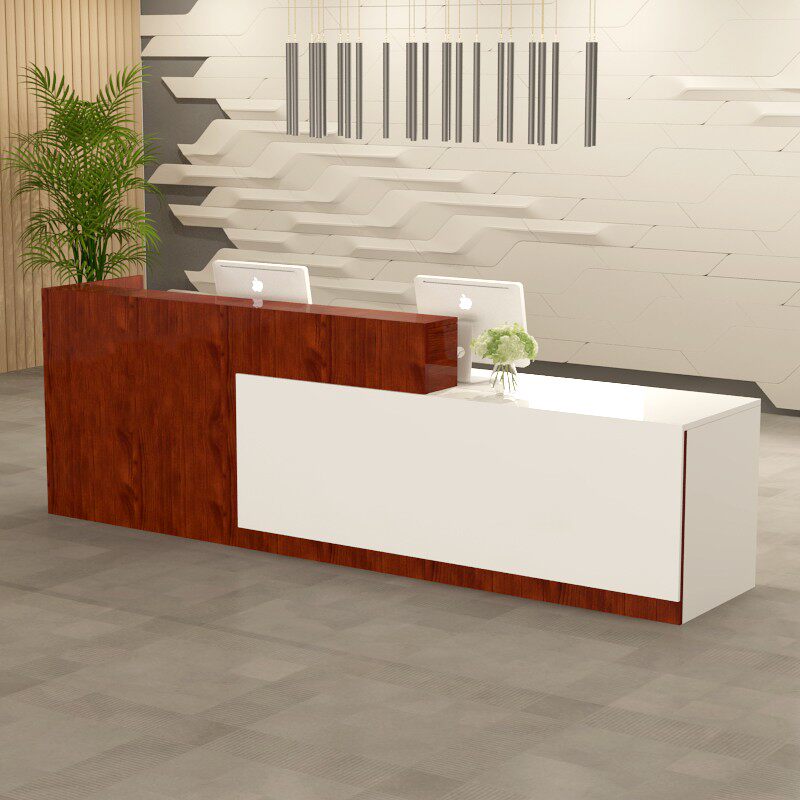 Company Reception Desk Cashier Counter Simple Modern Beauty Salon Convenience Store Clothing Store Small Bar Table RD-A54