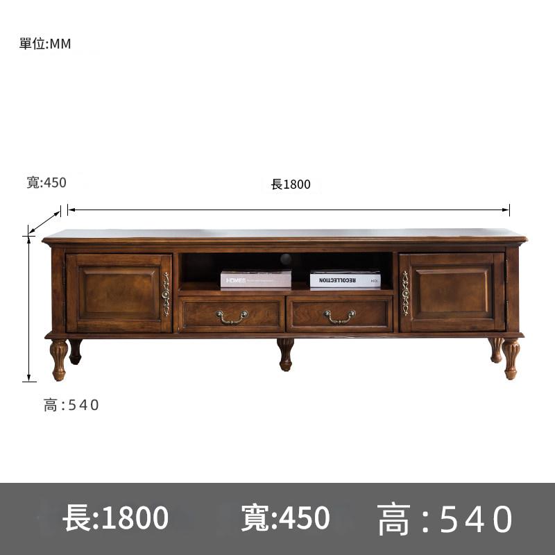 American Country Solid Wood Coffee Table Retro Storage Cabinet Living Room Small Coffee Table Small Table Modern Minimalist Small Apartment Furniture CJ-A04