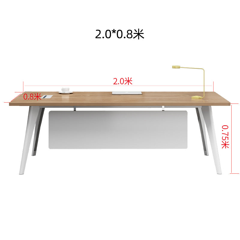 Boss's Desk and Chair Set, Minimalist Modern CEO Desk, Executive Desk, Office Furniture ED-A110