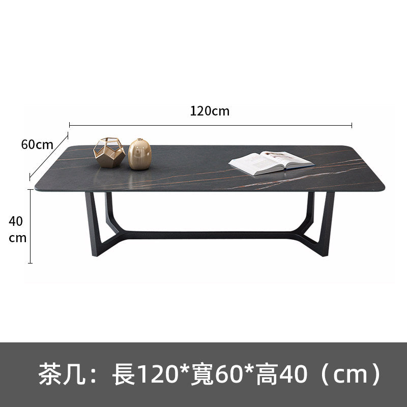 真皮三人位茶几組合套裝時尚簡約現代會客商務接待北歐辦公室沙發