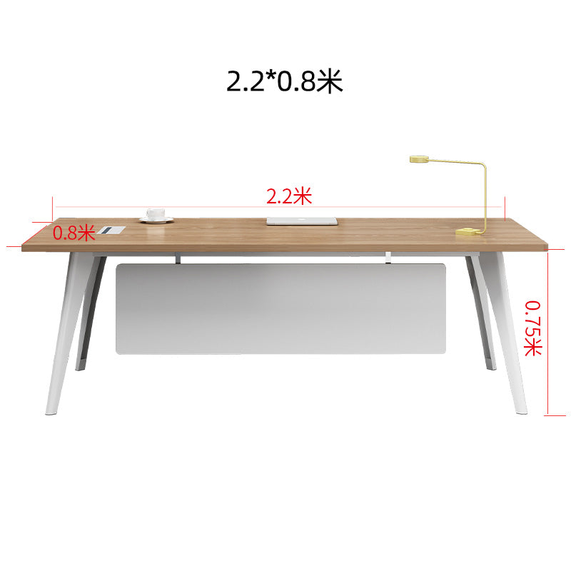 Boss's Desk and Chair Set, Minimalist Modern CEO Desk, Executive Desk, Office Furniture ED-A110
