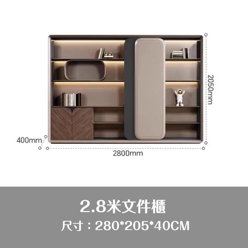 Executive Desk, Light Luxury, High-end Feel, Chairman's Grand Office Desk Combination, E0 Manager Desk, Boss Table ED-A127