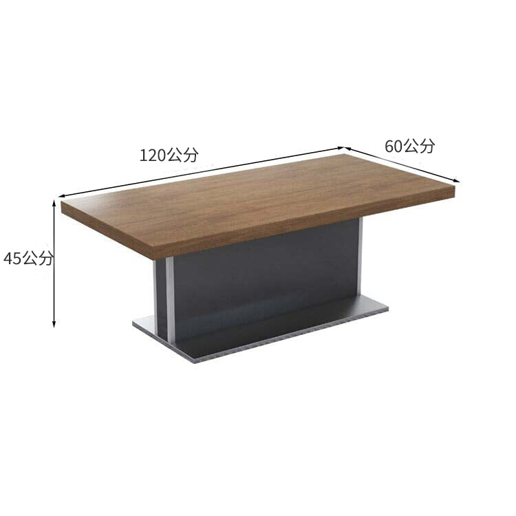 接待沙發、客廳沙發、皮革沙發、接待套裝、木紋飾面、PVC皮革面料、高密度聚氨酯泡棉、天然木框架、寬桌面、不銹鋼材質、簡約現代設計、黑色、棕色、OS-A1