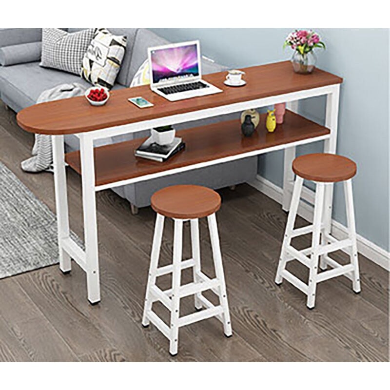 吧台桌高腳桌單層雙層圓角高腳桌壁掛桌BT-A6