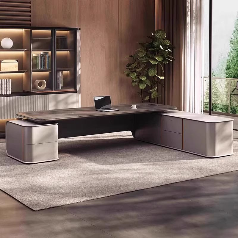 Fashionable Executive Desk, Luxury High-End Office Desk Set, Manager Desk, CEO/Chairman Office Furniture ED-A124