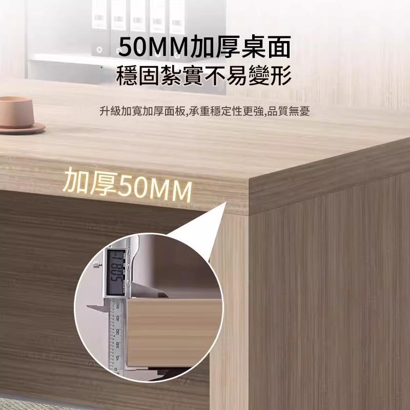 Boss's Desk and Chair Set Single Person Office Computer Desk Modern Minimalist Financial Table Executive Manager Desk ED-A134