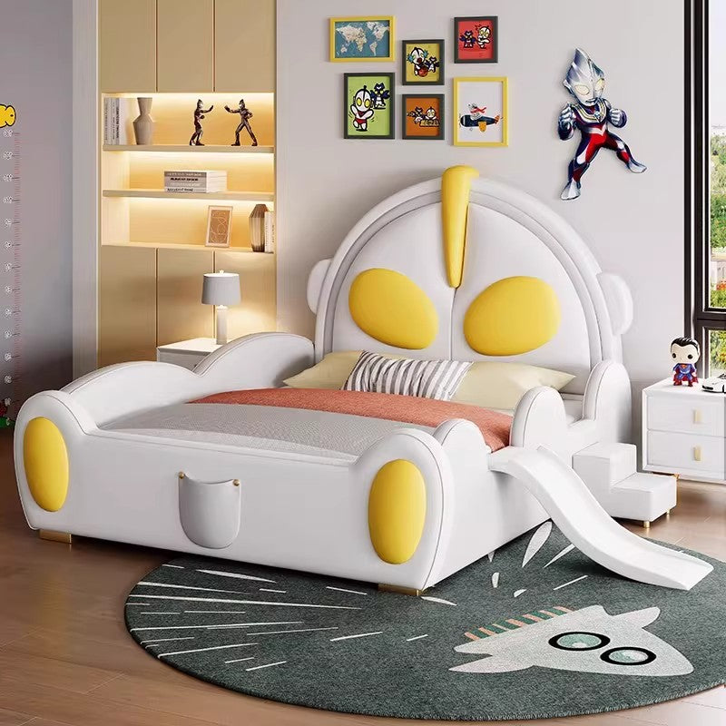 Ultraman Kids' Bed Boy Single Bed Small Apartment Bedroom Bed Simple Modern Cartoon Kids' Bedroom Large Bed SRC-A05