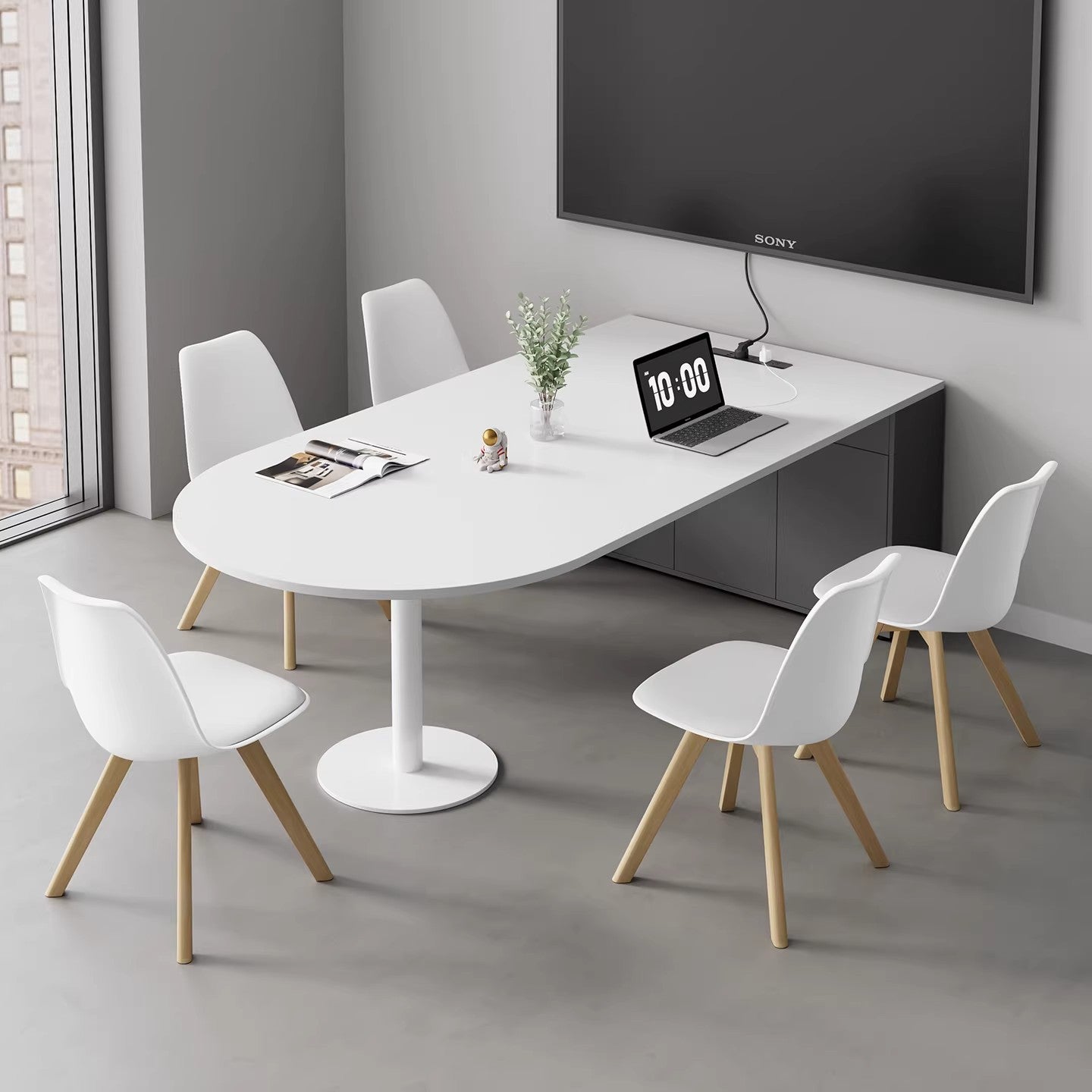 Conference Table, Long Table, Simple Modern Training Table, Long Strip Table, Small Negotiation Table and Chair Set, Conference Room U-shaped Table MT-A41