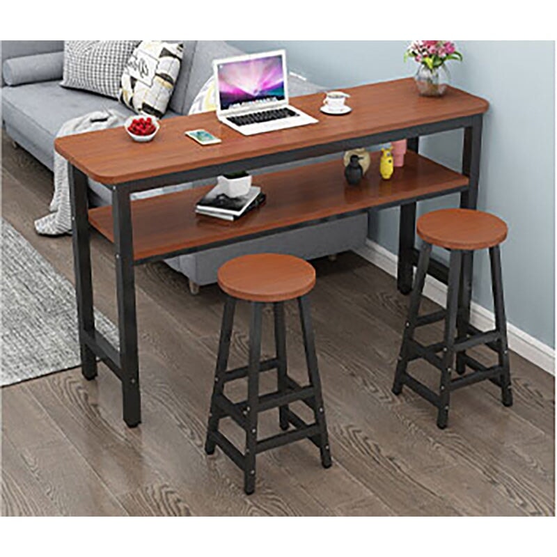 吧台桌高腳桌單層雙層圓角高腳桌壁掛桌BT-A6