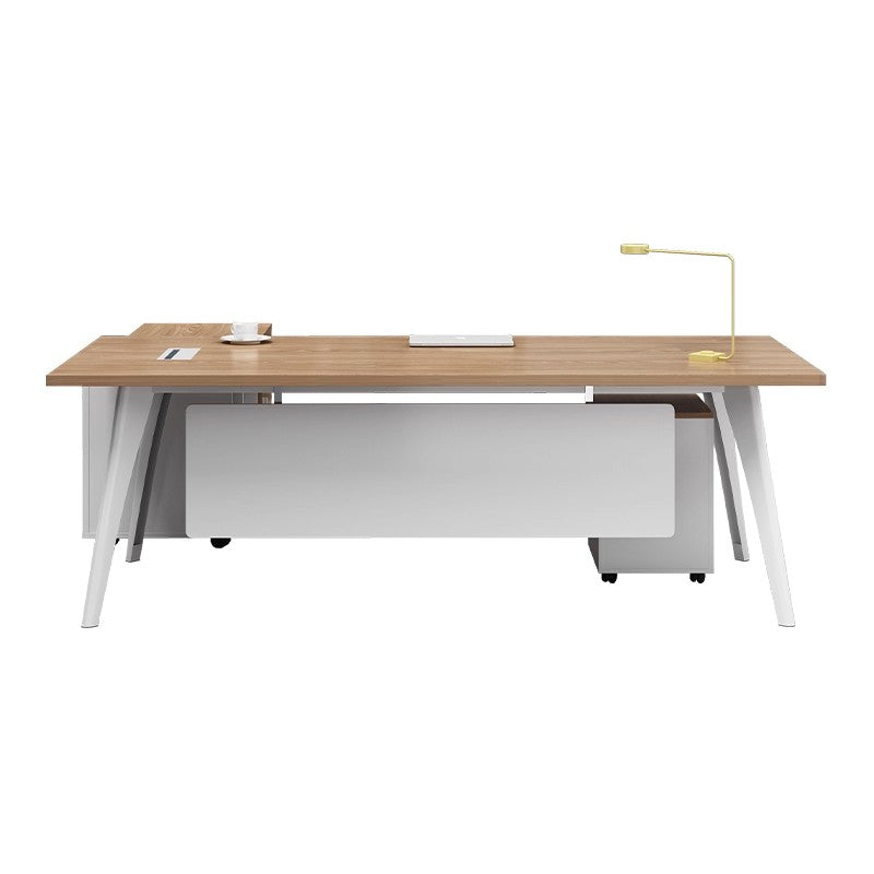 Boss's Desk and Chair Set, Minimalist Modern CEO Desk, Executive Desk, Office Furniture ED-A110