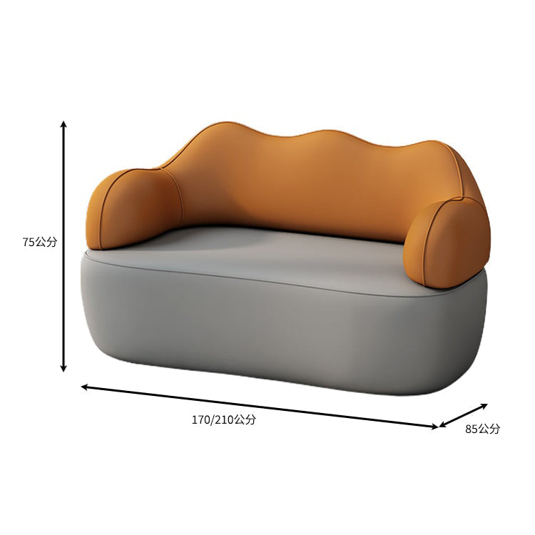 接待沙發，柔軟舒適，符合人體工學，採用PU皮革面料，經久耐用，防水，高密度聚氨酯材質，時尚美觀，可定制，CT-A7