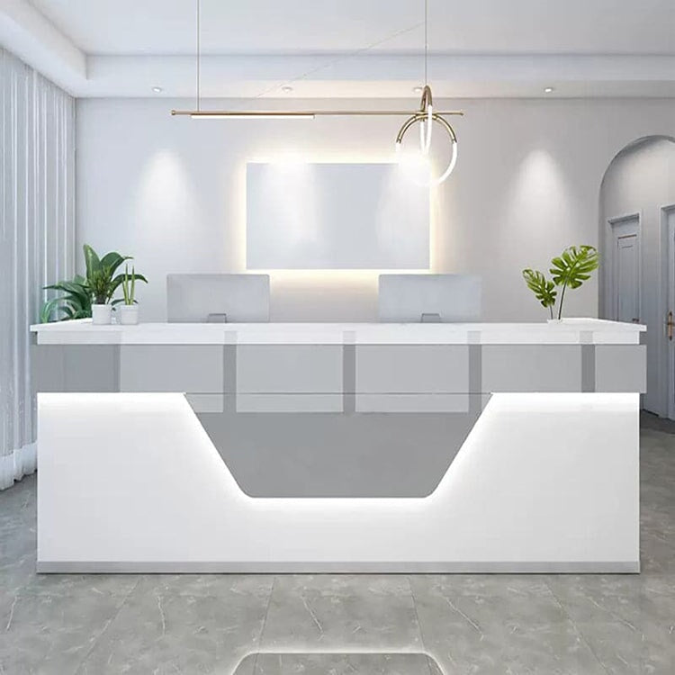 高品質接待台，環保材料，烤漆表面處理，LED照明，豪華RD-A35