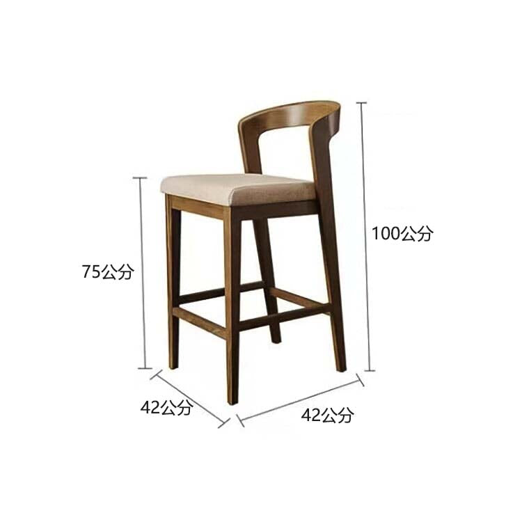 適用於商店和咖啡店的矩形木桌，木紋飾面，弧形座椅，簡約現代設計，自然飾面，可定制，BT-A1