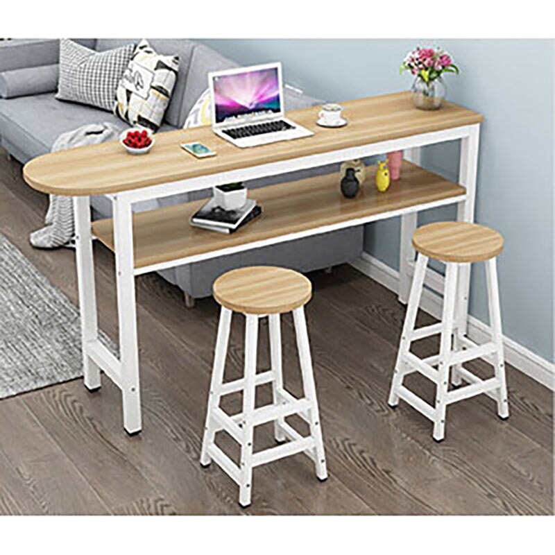 吧台桌高腳桌單層雙層圓角高腳桌壁掛桌BT-A6