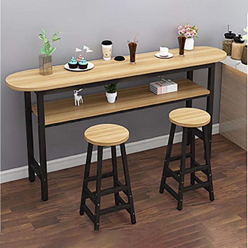 吧台桌高腳桌單層雙層圓角高腳桌壁掛桌BT-A6