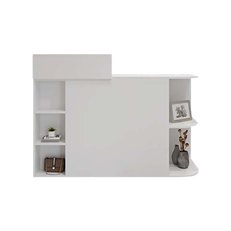 接待台、接待櫃檯、入口接待處、收銀台、櫃檯、辦公室接待處、商店接待台、商業用途、公司、醫院、美容院、白色 RD-A25