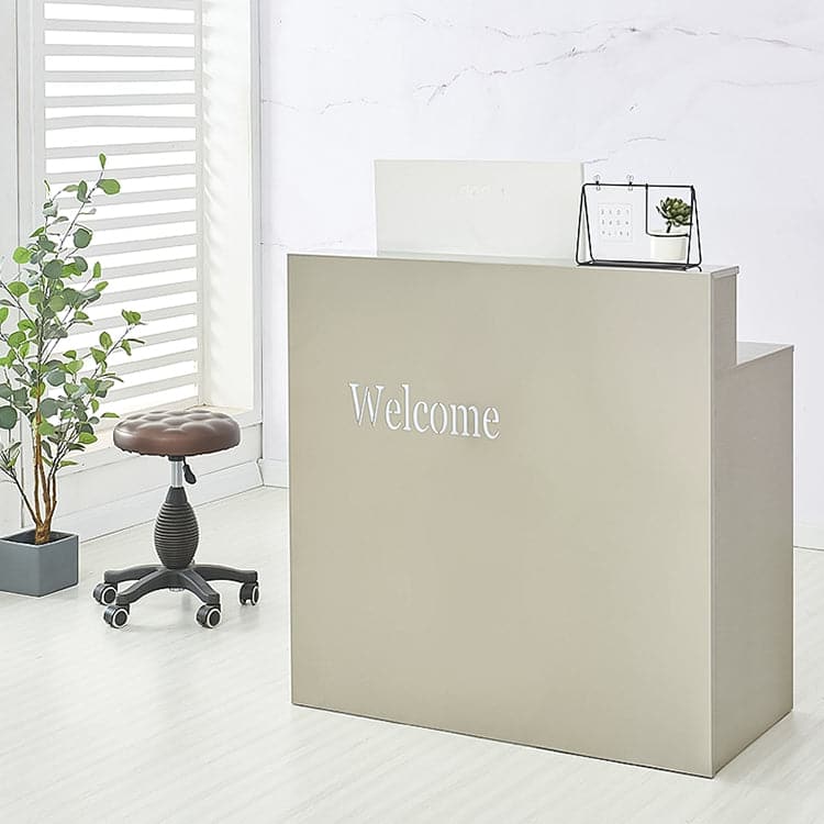 接待台、接待櫃檯、入口接待處、收銀台、辦公室接待台，帶鎖和鍵盤托架，RD-A31