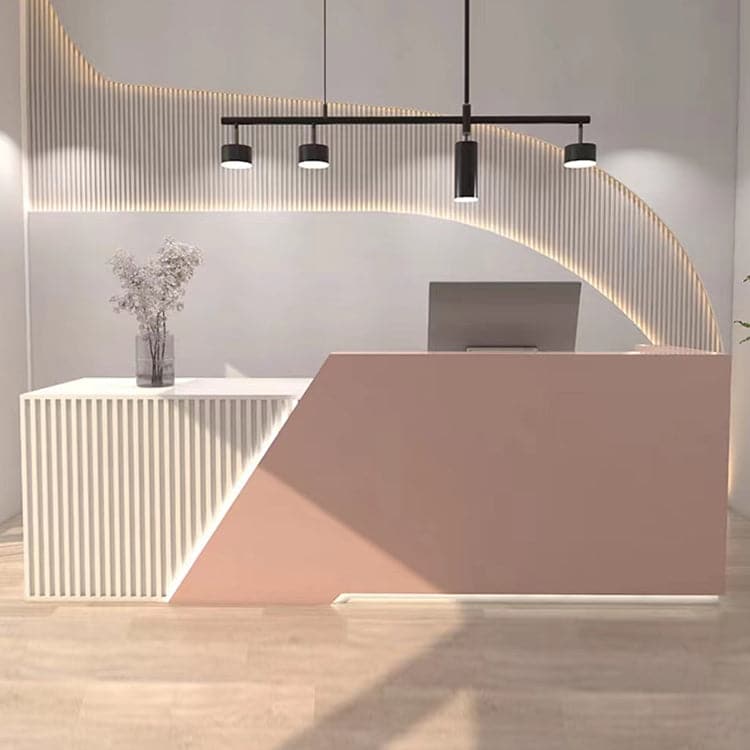 接待台、收銀機、辦公室接待台，採用環保材料，帶鎖、鍵盤托架和電腦收納空間，RD-A33