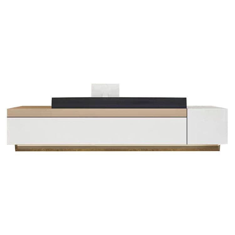 接待台、接待櫃檯、入口接待處、收銀機、辦公室接待處、超大儲物空間、大理石紋、雙色、RD-A28