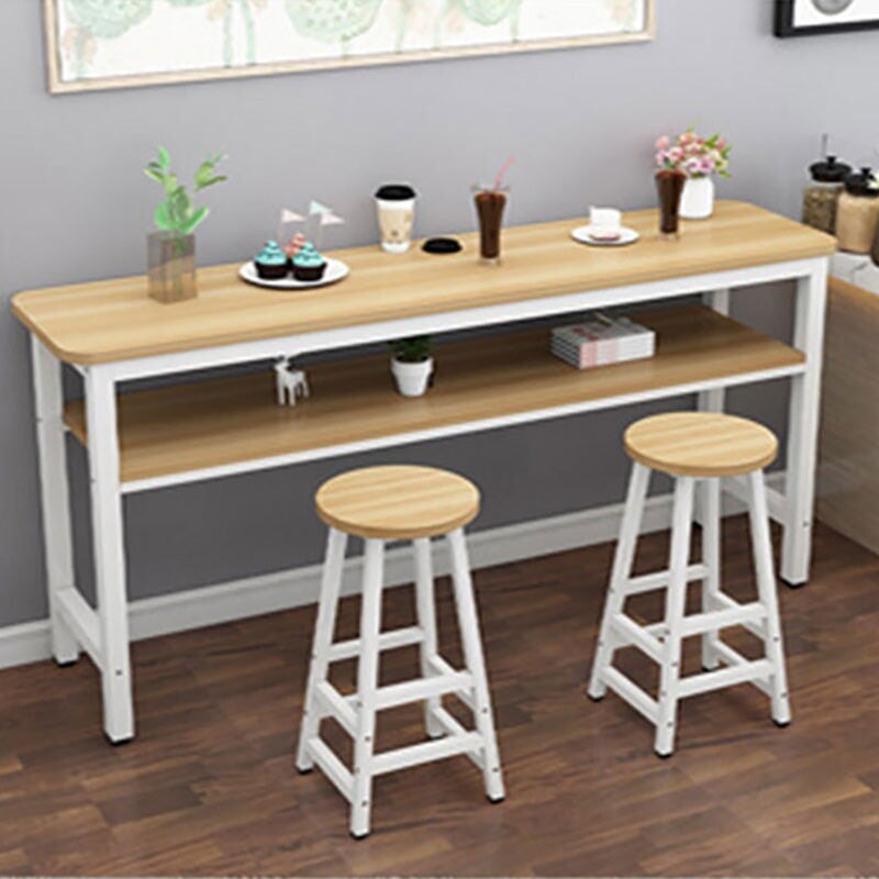 吧台桌高腳桌單層雙層圓角高腳桌壁掛桌BT-A6