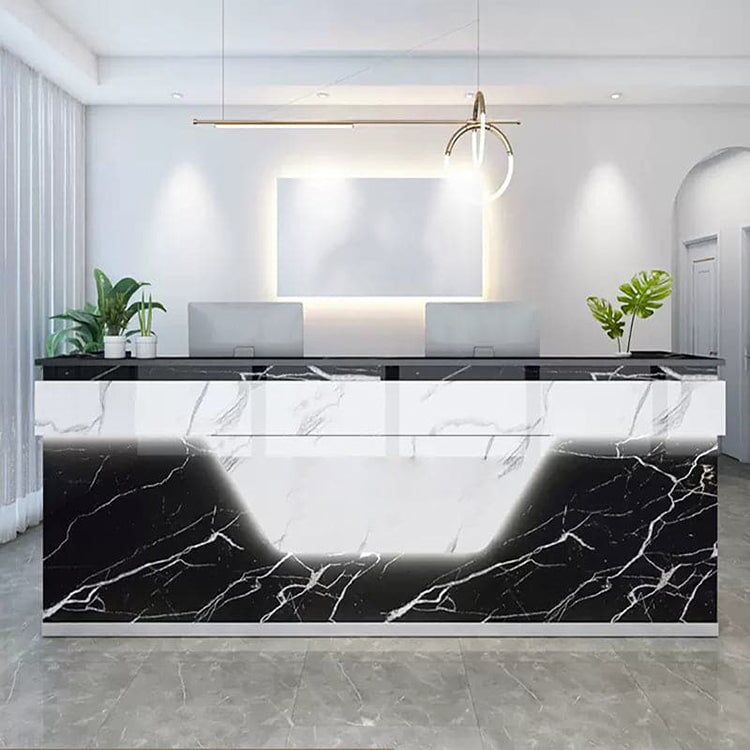 高品質接待台，環保材料，烤漆表面處理，LED照明，豪華RD-A35