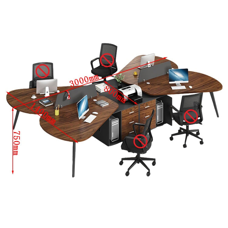 辦公桌、電腦桌、工作台、邊櫃、鋼製桌腳、抽屜、電腦收納、白色、可客製化、OD-A12