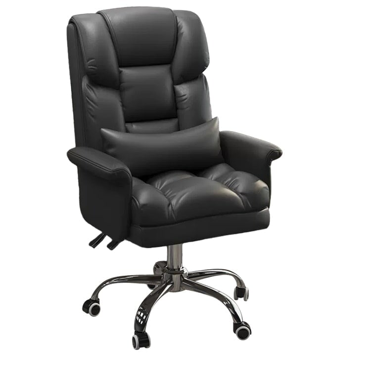Office chair, task chair, swivel chair, filled with latex and high-density polyurethane foam, height-adjustable, ergonomic design, with footrest and casters, elegant appearance, Model: OC-A49