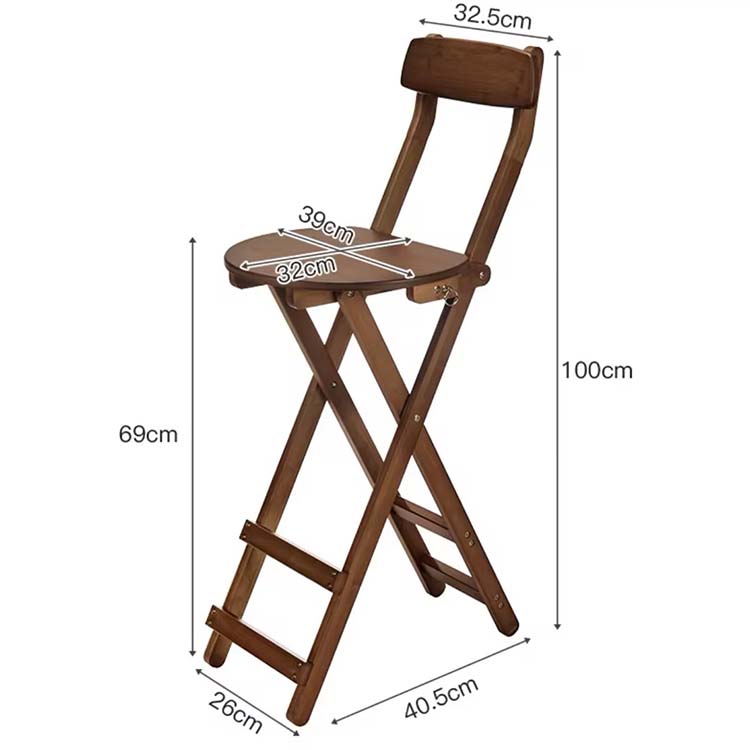 吧台桌、吧台、餐桌、木紋飾面、圓角、堅固的桌腳、連接桿、簡約現代設計、天然胡桃木飾面、BT-A11