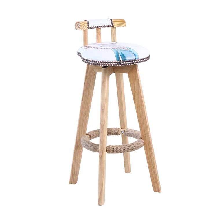 吧台桌、咖啡桌、長方形桌、木紋飾面、穩定結構、圓潤飾面、連接桿、簡約設計、白色、自然色、可客製化、BT-A8