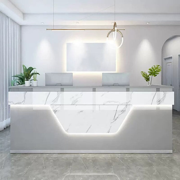 高品質接待台，環保材料，烤漆表面處理，LED照明，豪華RD-A35