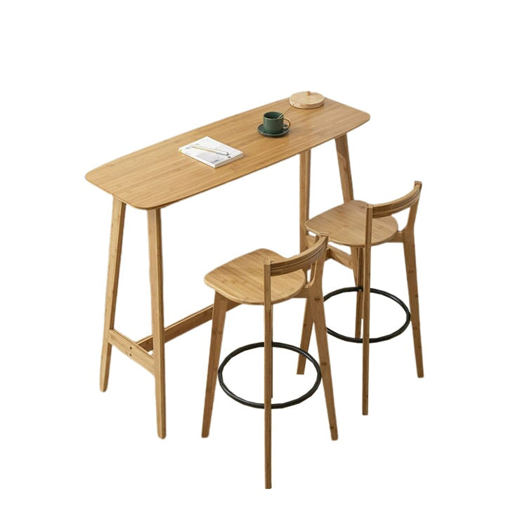 吧台桌，吧台桌，竹子，毛竹，圓形，簡約，棕色，自然，BT-A14