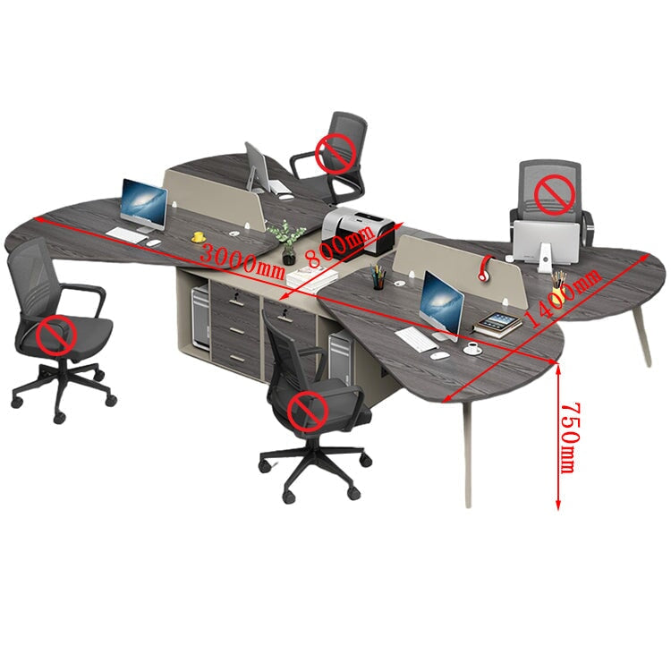 辦公桌、電腦桌、工作台、邊櫃、鋼製桌腳、抽屜、電腦收納、白色、可客製化、OD-A12