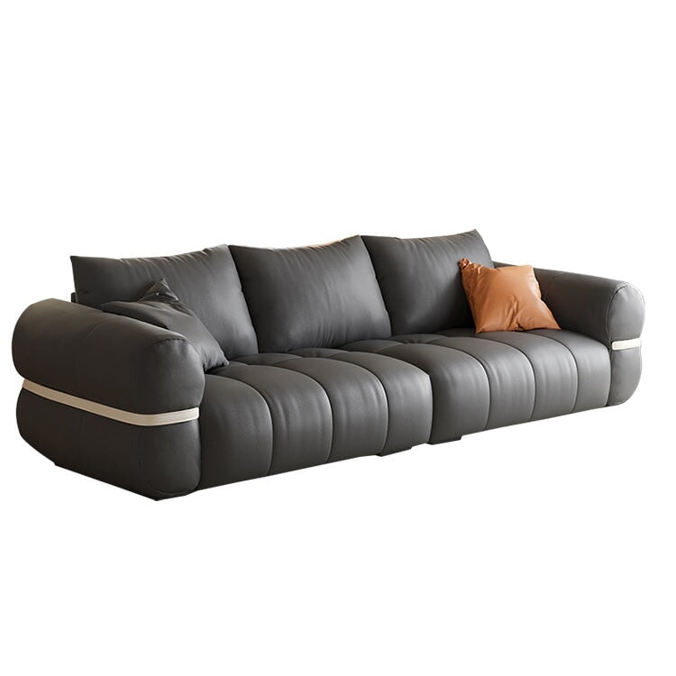 時尚盤腿沙發，地板沙發，仿麂皮聚酯纖維面料，高密度聚氨酯泡沫，乳膠坐墊，天然木框架，織帶，米色，可定制，SF-A7