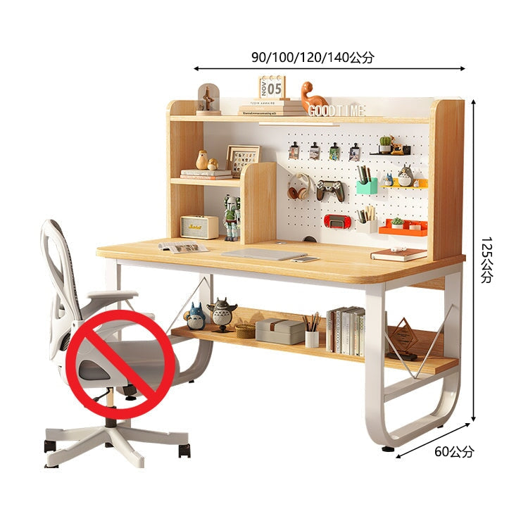 書桌，室內書桌，學習桌，電腦桌，收納架，穿孔板，加厚，圓潤飾面，寬頂，走線孔蓋，鋼架，U型，穩定，簡約，實用，CD-A16