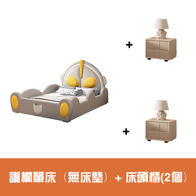 Ultraman Kids' Bed Boy Single Bed Small Apartment Bedroom Bed Simple Modern Cartoon Kids' Bedroom Large Bed SRC-A05