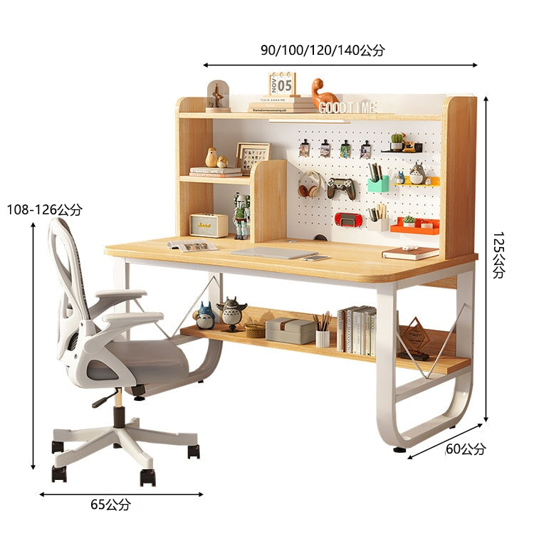 書桌，室內書桌，學習桌，電腦桌，收納架，穿孔板，加厚，圓潤飾面，寬頂，走線孔蓋，鋼架，U型，穩定，簡約，實用，CD-A16