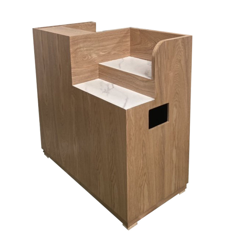 Modern minimalist small reception desk shopping mall restaurant welcome desk early education restaurant flyer mobile consultation desk RD-A53