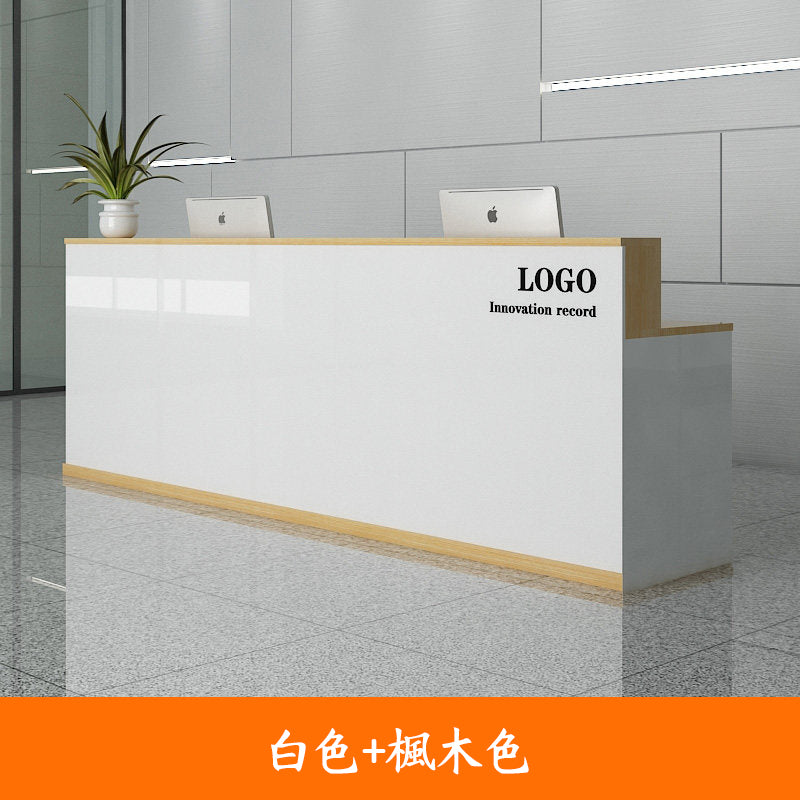Beauty Salon Convenient Clothing Store Cashier Modern Simple Store Counter Bar Small Front Desk Reception Desk Corner RD-A63