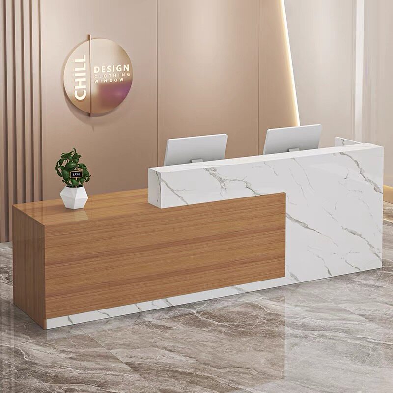 Company Reception Desk Cashier Counter Simple Modern Beauty Salon Convenience Store Clothing Store Small Bar Table RD-A54
