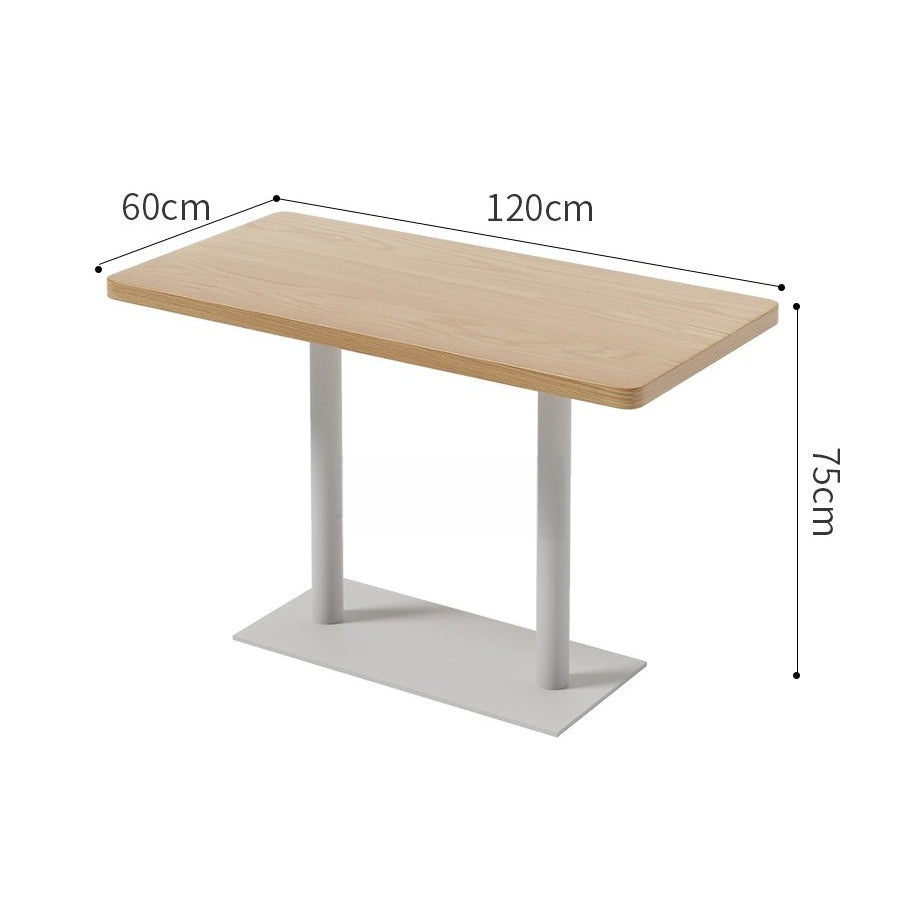 訂製原木風奶茶店桌椅子組合甜點店靠牆長凳咖啡廳卡座沙發商用MT-A25