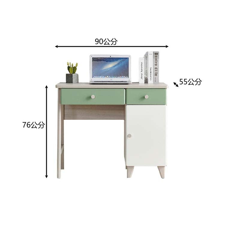 辦公桌、學習桌、電腦桌、簡易書桌附抽屜、書架、電腦、封邊處理、耐污三聚氰胺貼皮、收納、人體工學、CD-A20