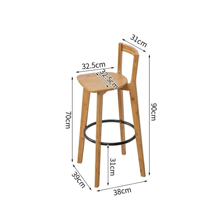 吧台桌，吧台桌，竹子，毛竹，圓形，簡約，棕色，自然，BT-A14