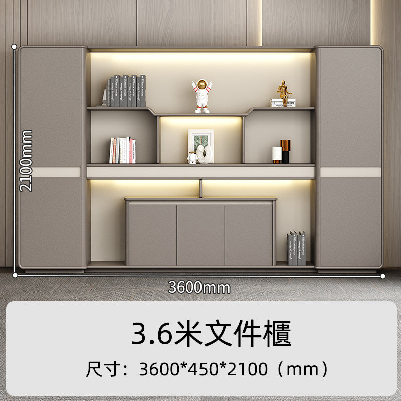 Executive Desk High-End General Manager's Office Large Desk Light Luxury Chairman's Office Furniture President Desk ED-A131