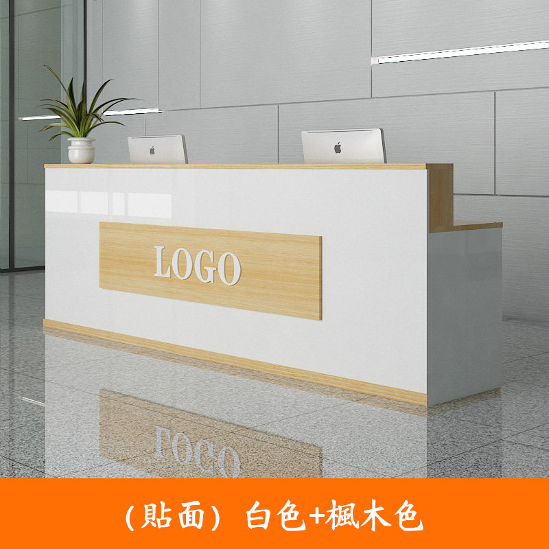 Beauty Salon Convenient Clothing Store Cashier Modern Simple Store Counter Bar Small Front Desk Reception Desk Corner RD-A63